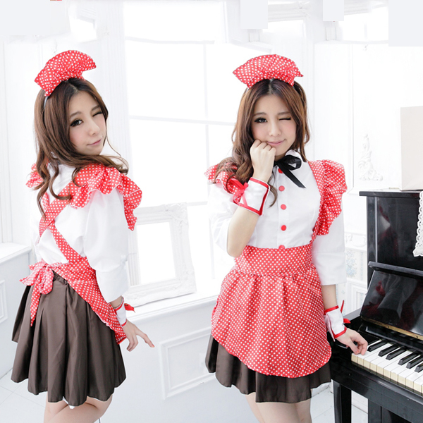 5Cgo  41327005317  角色扮演服 制服誘惑女傭女仆女侍應大尺碼制服短裙 角色扮演Cospaly    GSX580000