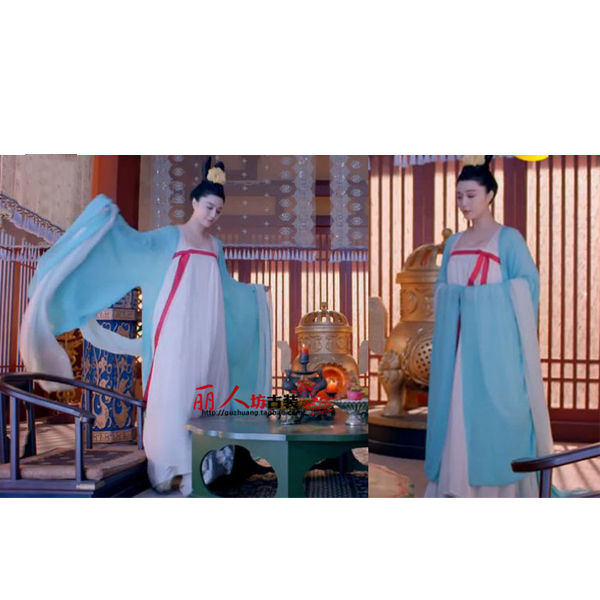 5Cgo   43208077287 武則天武媚娘傳奇古裝齊胸襦裙 舞蹈漢服 武才人舞蹈演出服裝 古裝宮廷劇裝  GSX09200