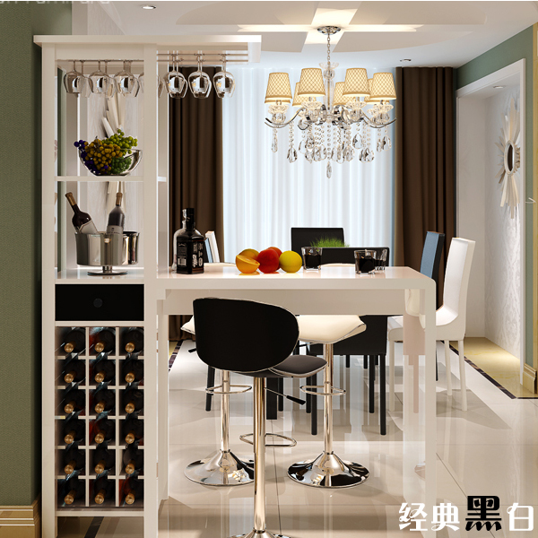 5Cgo 40969718845 隔斷櫃家用酒水吧台多功能創意吧台桌客廳家具傢私臥室置酒柜小型餐飲吧檯桌DIY組裝休閒吧 CHX197900