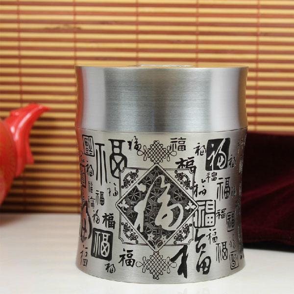 5Cgo  17635700036 馬來西亞錫器百福純錫錫罐茶葉罐錫制品商務禮品父親節禮物茶葉罐錫壺商務禮品儲存罐儲物罐  LAY83600