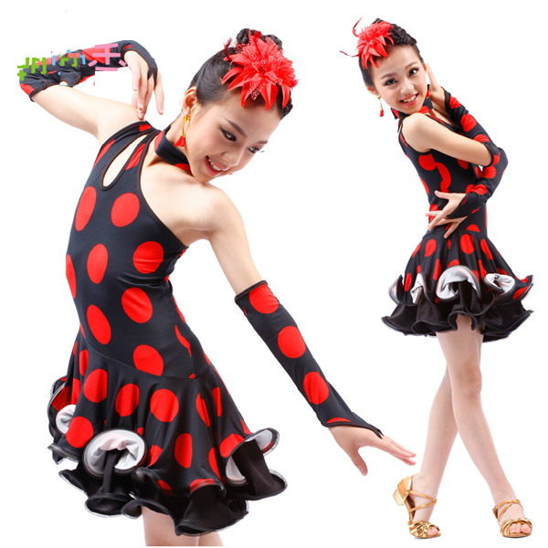 5Cgo  44886072596 拉丁舞比賽服女童拉丁舞裙新款表演出服少兒拉丁舞服裝夏 兒童舞衣  GSX93100