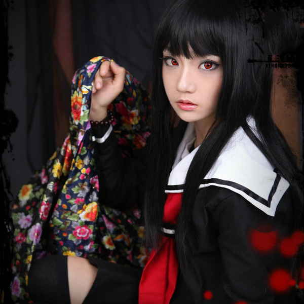 5Cgo  36938030282 日本動漫 地獄少女閻魔愛COS動漫服 水手服 女生校服  動漫角色扮演服Cospaly  GSX68100