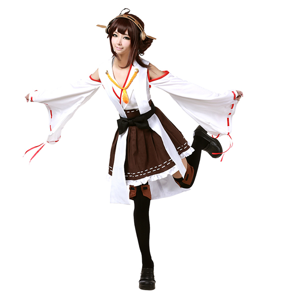 5Cgo 44239389537  艦隊Collection 艦娘金剛四姐妹cosplay服 比睿金剛榛名霧島 動漫角色扮演服Cospaly  GSX49100