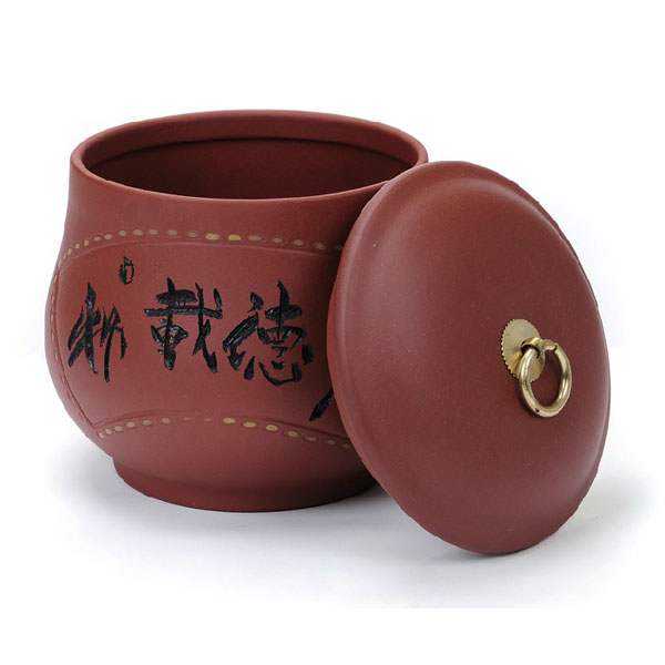 5Cgo 39059843760 原礦紫砂茶葉罐存茶罐精品功夫茶具大號手工醒茶罐普洱茶缸密封罐  LAY99000