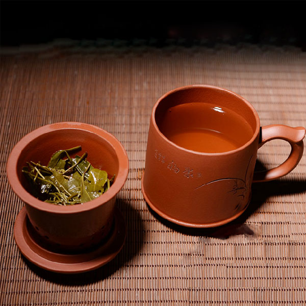 5Cgo 42793316388 宜興紫砂杯內膽過濾紫砂茶杯手工帶蓋杯子功夫茶具馬克杯陶瓷  LAY83100