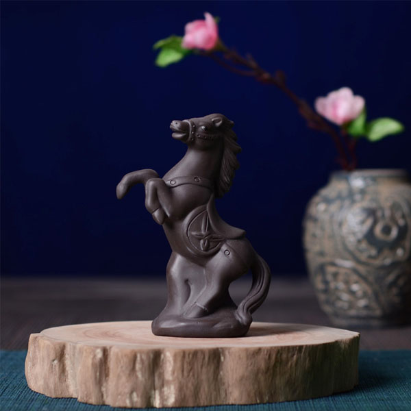 5Cgo  45217415218 十二生肖紫砂茶寵手工辦公室家居擺件精品陶瓷茶寵配件招材進寶驅邪 多款可選  LAY62000
