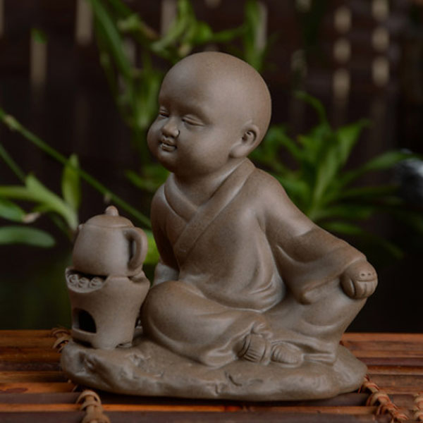 5Cgo  36737710130 禅茶一味宜興精品紫砂哥汝窯茶寵茶玩擺件功夫茶具茶盤配件原礦紫泥手工  LAY82000