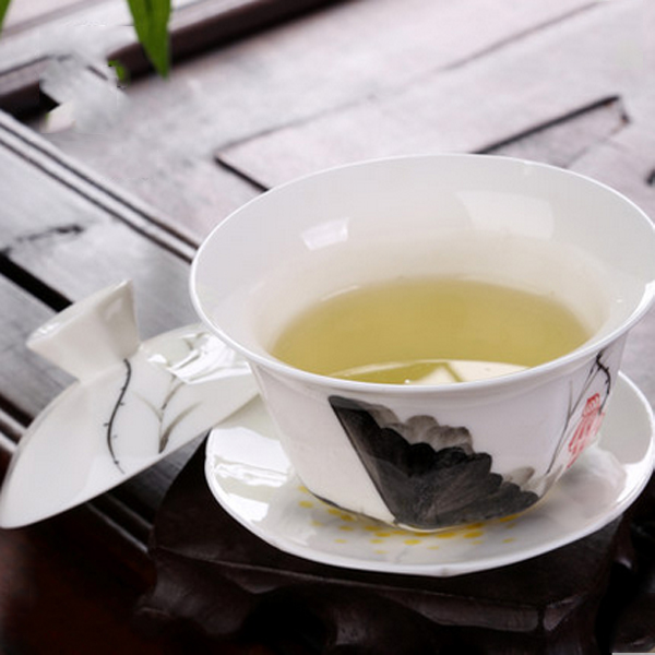 5Cgo 36834763286 景德鎮青花瓷手繪白瓷陶瓷器功夫茶具三才蓋碗茶杯大號泡茶碗蓋杯   LAY94000