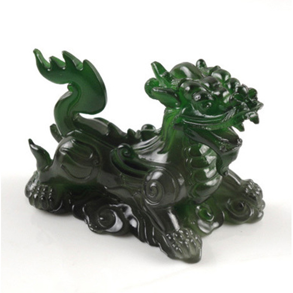 5Cgo 10542177148 陶瓷茶具配件茶道具擺件泡茶玩偶玉麒麟樹脂變色茶寵避邪寵物居家  LAY53000