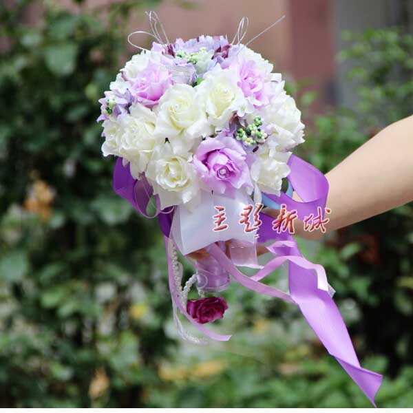 5Cgo 39600290505 繡球手捧花結婚新娘婚慶禮品影樓婚紗攝影道具結婚禮物慶典花球   GSX57000