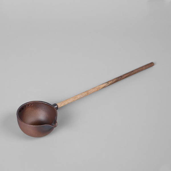 5Cgo 526461970784 柴燒茶具分茶器分茶勺泡茶功夫茶具乾泡黑檀木長手柄日式 HZS34000