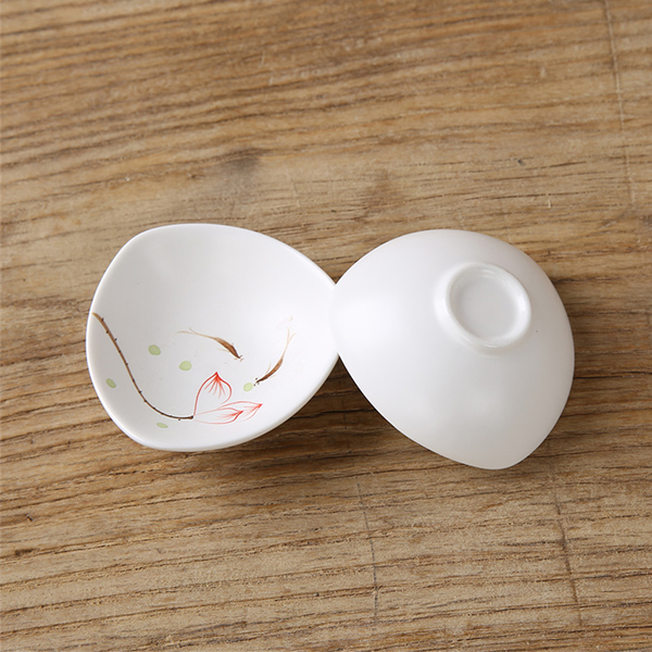 5Cgo 520418073296 茶杯陶瓷手繪品茗杯亞光功夫茶具品茗杯單杯個人杯小號水杯一組6個 HZS18000