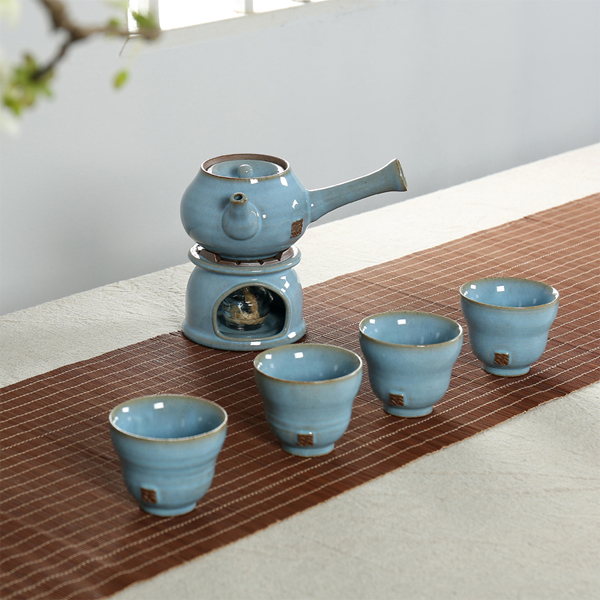5Cgo 529668292277 官窯加熱保溫壺茶道煮茶器汝窯陶瓷溫茶爐茶壺底座茶具酒精爐 HZS89100