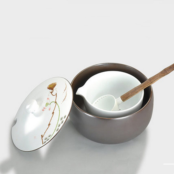 5Cgo 535674983669 粗陶瓷煮茶器黑茶普洱煮茶碗幹泡碗溫分茶器電加熱茶壺茶具  HZS86100