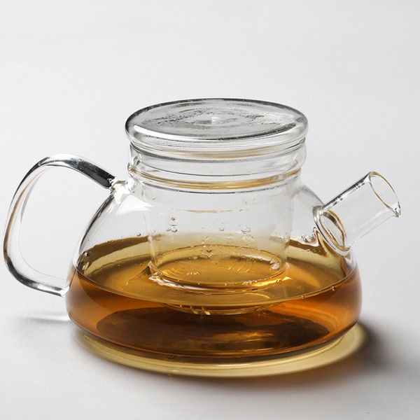 5Cgo 539921761534 暢飲泡茶壺耐熱玻璃過濾花草茶透明水壺紅茶茶具功夫茶具水果茶下午茶 600ML AGL63000