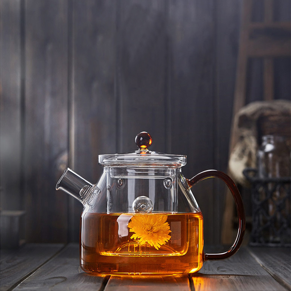 5Cgo 3199641103696 玻璃茶壺耐熱玻璃加厚過濾泡茶壺耐高溫水壺功夫茶具煮茶壺 HJT50100