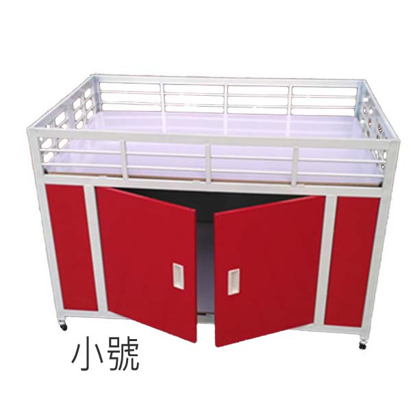 5Cgo 538061572984 超市促銷車服裝花車折疊售貨車甩貨車置物車架貨架擺攤車移動特價車（小號） XMJ04200