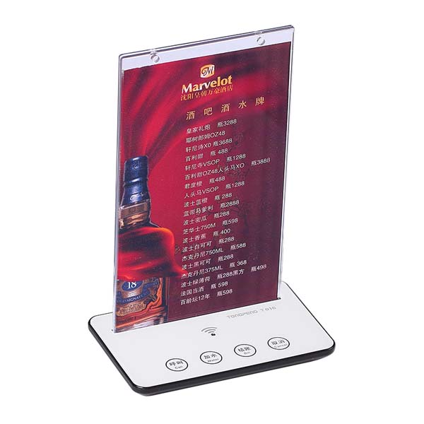 5Cgo 530859665178 新款臺卡觸摸呼叫器/餐廳/茶樓/咖啡廳/酒吧充電無線呼叫器服務鈴門市通用 XMJ05000