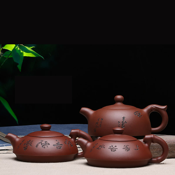 5Cgo 14607273111 紫砂壺純全手工名家紫砂茶壺老紫泥整套茶具石瓢茶杯茶盤茶道西施壺宜興  半月款 HJT02300