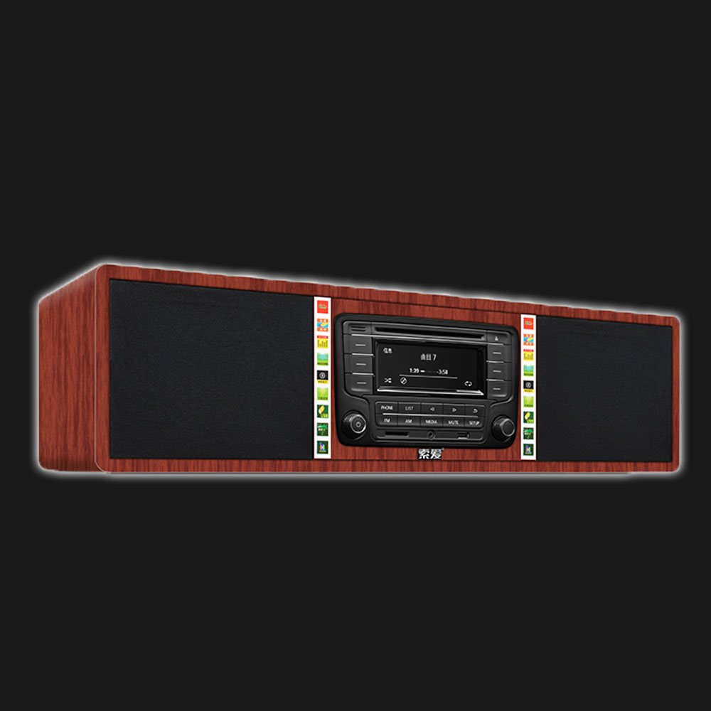 5Cgo 554976690853 索愛 SA-112 家用組合音響 CD 播放機家庭電視桌面藍牙發燒 HI-FI 音箱 PY99700