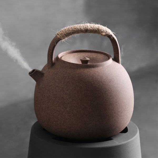 5Cgo 539840060269 六合堂景德鎮日式茶壺茶杯泡茶茶具純手工紫砂陶壺電陶爐專用煮茶壺提梁壺燒水壺 HJT67500