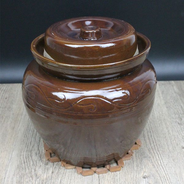 5Cgo 538164877851 壇子陶瓷土陶茶壺茶杯泡茶五穀雜糧加厚泡菜壇子腌菜老壇酸菜腌雞蛋豆腐乳壇密封儲物罐 HJT09000