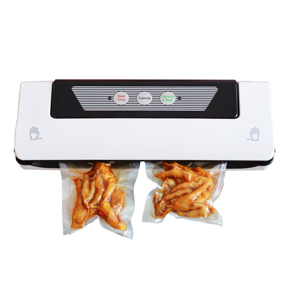 5Cgo 535731679602 全自動抽真空機包裝機 家用小型商用茶葉藥材食品保鮮塑料袋乾濕真空封口機-220V電 XMJ08100