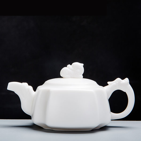5Cgo 539456339098 陶瓷茶壺茶杯茶盤茶海茶具泡茶壺功夫茶具單壺瓷壺家用白瓷茶壺小茶器套裝高檔禮品茶壺 HJT99400