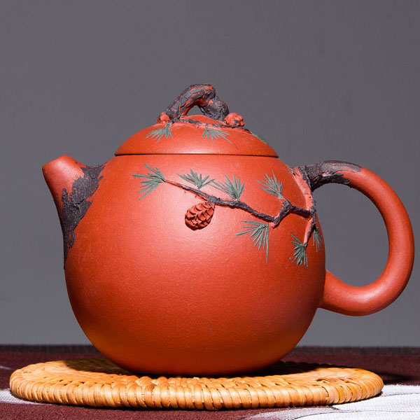 5Cgo 543842907890 玉頤閣新品名家劉老師茶壺茶杯功夫茶泡茶茶海宜興紫砂壺全手工原礦清水泥松針龍蛋壺 HJT29100