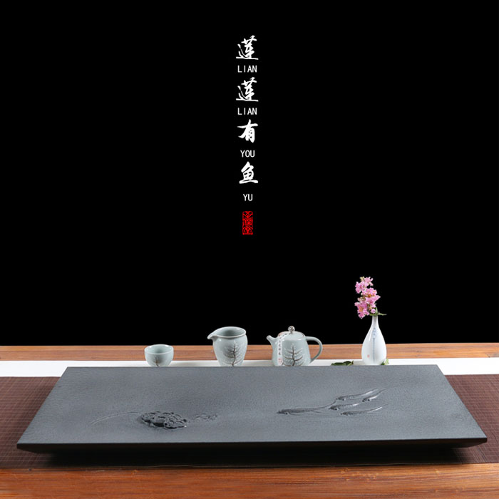 5Cgo 556676817024 至信堂大師作品天然整塊茶壺茶杯泡茶茶海烏金石茶盤石頭茶台手工家用茶海功夫茶具 HJT08810