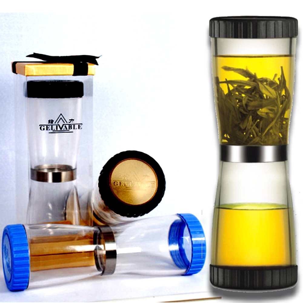 5Cgo 給力 gelivable tea cup 健康實用隔層泡茶杯 愛情魔法水杯 適合出差 旅行 讀書 防爆防漏隔熱 