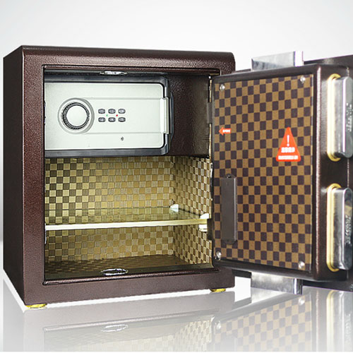 5Cgo 16557889541 3C保險櫃 保險箱家用精品 D-45Ⅱ電子保險箱 收納/藏箱 保密收銀柜 MIK89710
