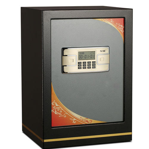 5Cgo 18642741384 全能保險櫃 電子液晶保管箱 3層大空間 家用辦公收納/藏箱 收銀箱 安全   MIK85700