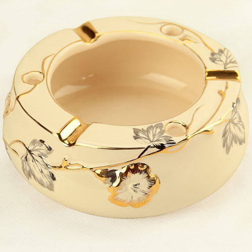 5Cgo 15072310816 陶瓷煙灰缸奢華歐式創意時尚個性煙缸禮品 SHM56000
