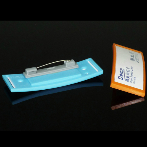 5Cgo 38721361436 別針胸牌個人員工學生名牌胸卡可換式姓名牌工作牌多色可選名片 紙尺寸:63*21mm（10個） ZYH24000