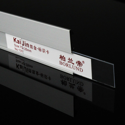 5Cgo 16981719172 可定制印刷金屬胸牌員工工作牌名片卡胸卡姓名牌工牌別針銀 尺寸70*25mm (10個) ZYH24000