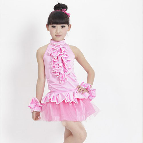 5Cgo 38777992216 小學生舞蹈服練功服少兒演出服裝舞蹈女童跳舞衣服幼兒拉丁服 ZXJ85000