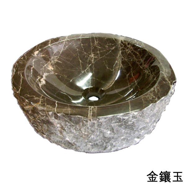 5Cgo 13398252518 檯上盆洗手間飯店居家酒店水槽洗手台 42CM多款天然石頭盆 WOD9980