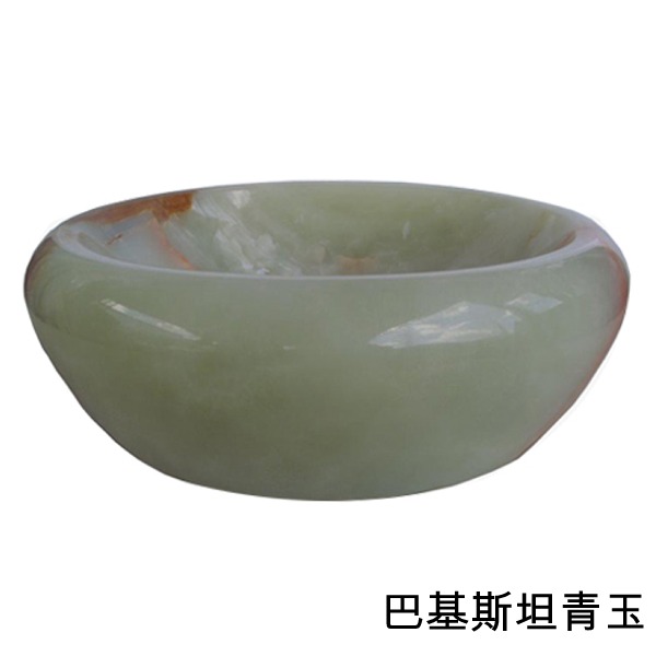 5Cgo 12782449624 檯上盆洗手間飯店居家酒店水槽洗手臺 45CM多款天然玉石頭盆 WO99420