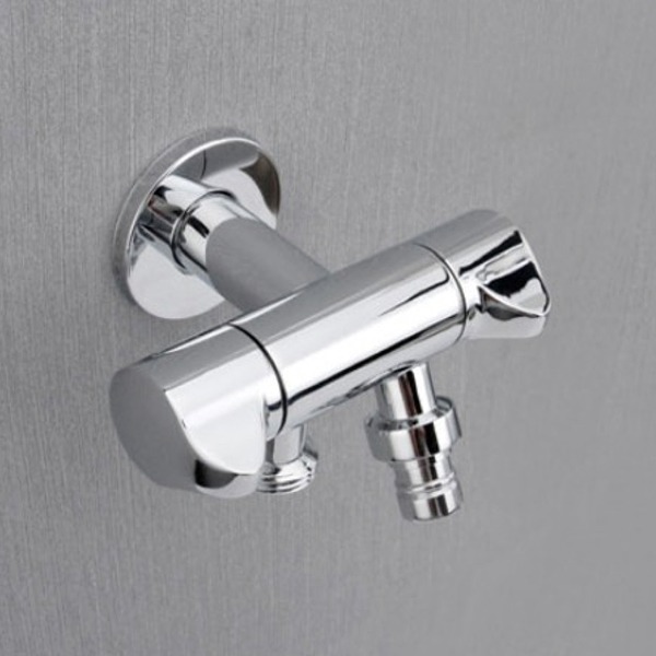5Cgo 37514002450 分水器 全銅三通角閥 一進二出 雙出水兩用三角閥 防爆裂可接水管洗衣機 AGL08000