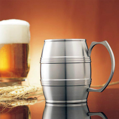 5cgo 15506246035 錫器酒具/純錫冰啤酒杯/帶把/紮啤杯/金屬杯創意節日禮物商務禮物  ZYH89300